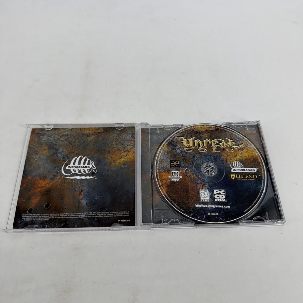 RARE Unreal Gold Big Box PC CD-ROM 1998 Epic Games
